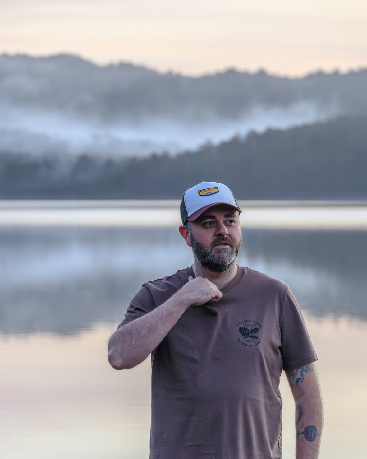 Evergreen Pines - Walnut T-shirt