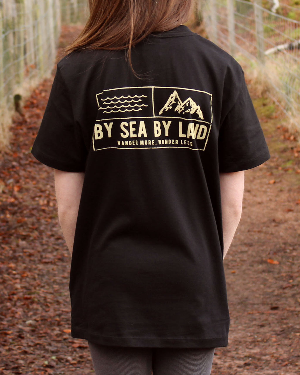 Kids Classic Grid Logo - Black T-shirt