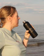 Land & Sea Insulated Water Bottle - Black