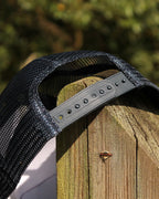 Mountain Range Trucker Cap - Sunset/Navy