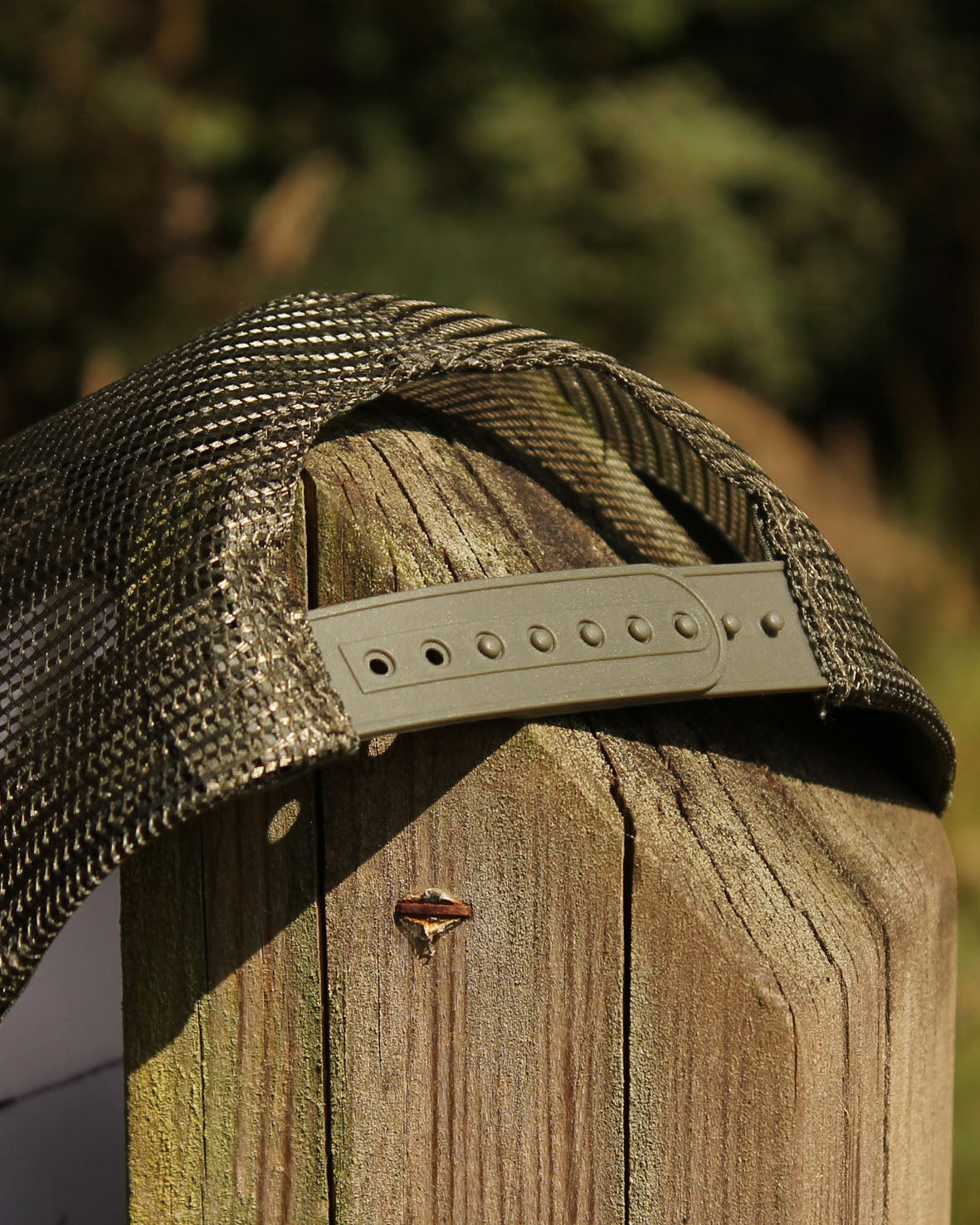 Mountain Range Trucker Cap - Dark Cherry/Pine