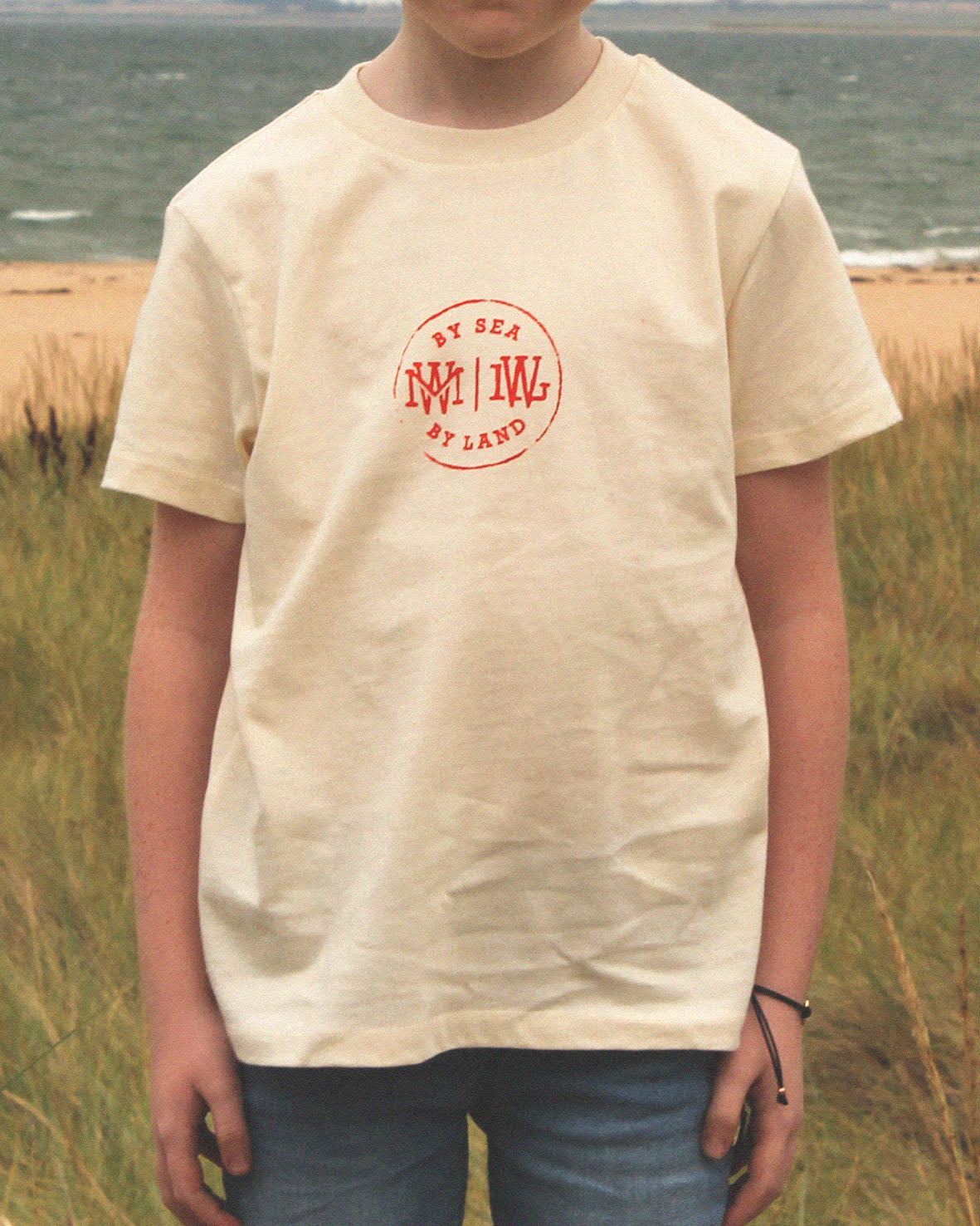 Kids Highland Cow - Natural Raw T-shirt