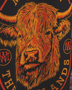 Highland Cow - Black T-shirt