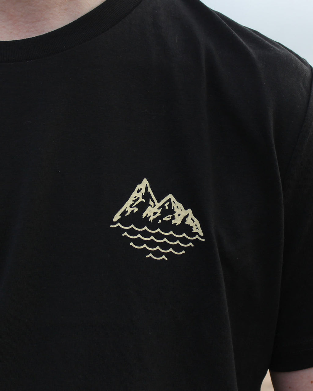 Classic Grid Logo - Black T-shirt