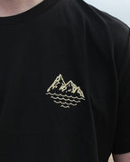 Classic Grid Logo - Black T-shirt