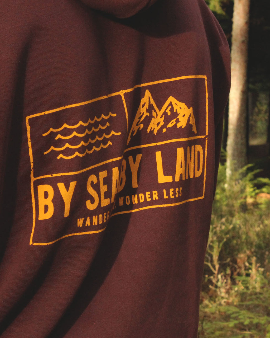 Classic Grid Logo Hoodie - Morello