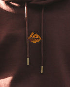 Classic Grid Logo Hoodie - Morello