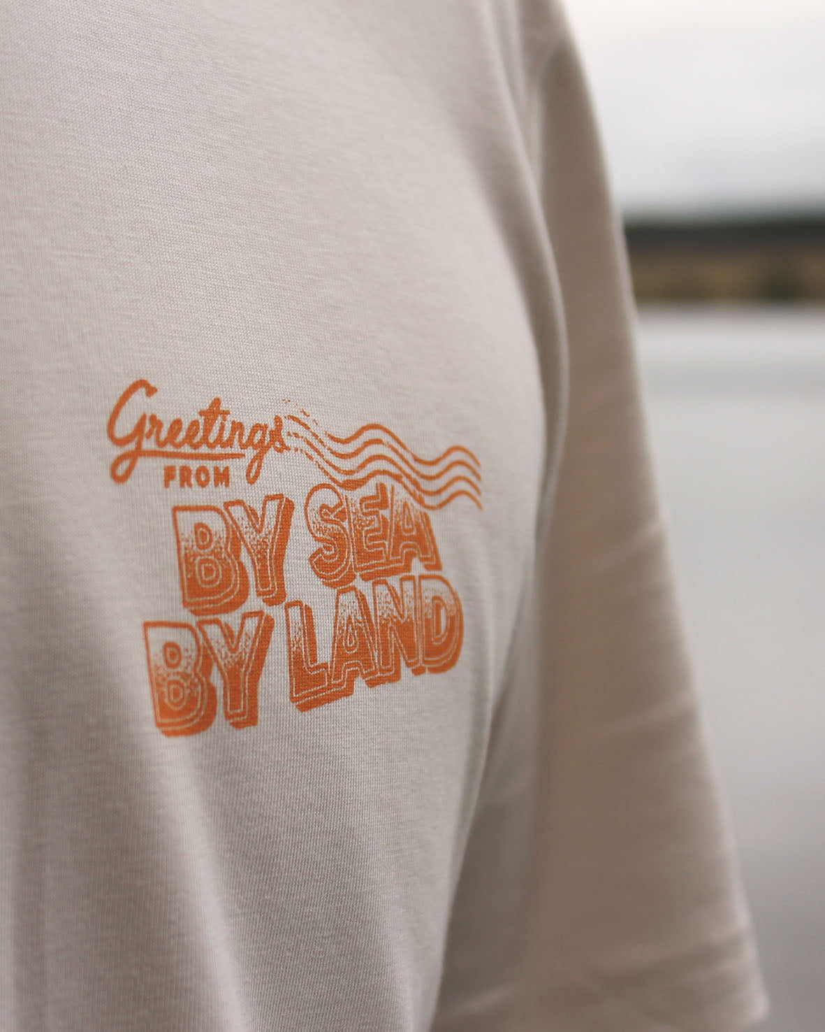 Postcard - Vintage White T-shirt