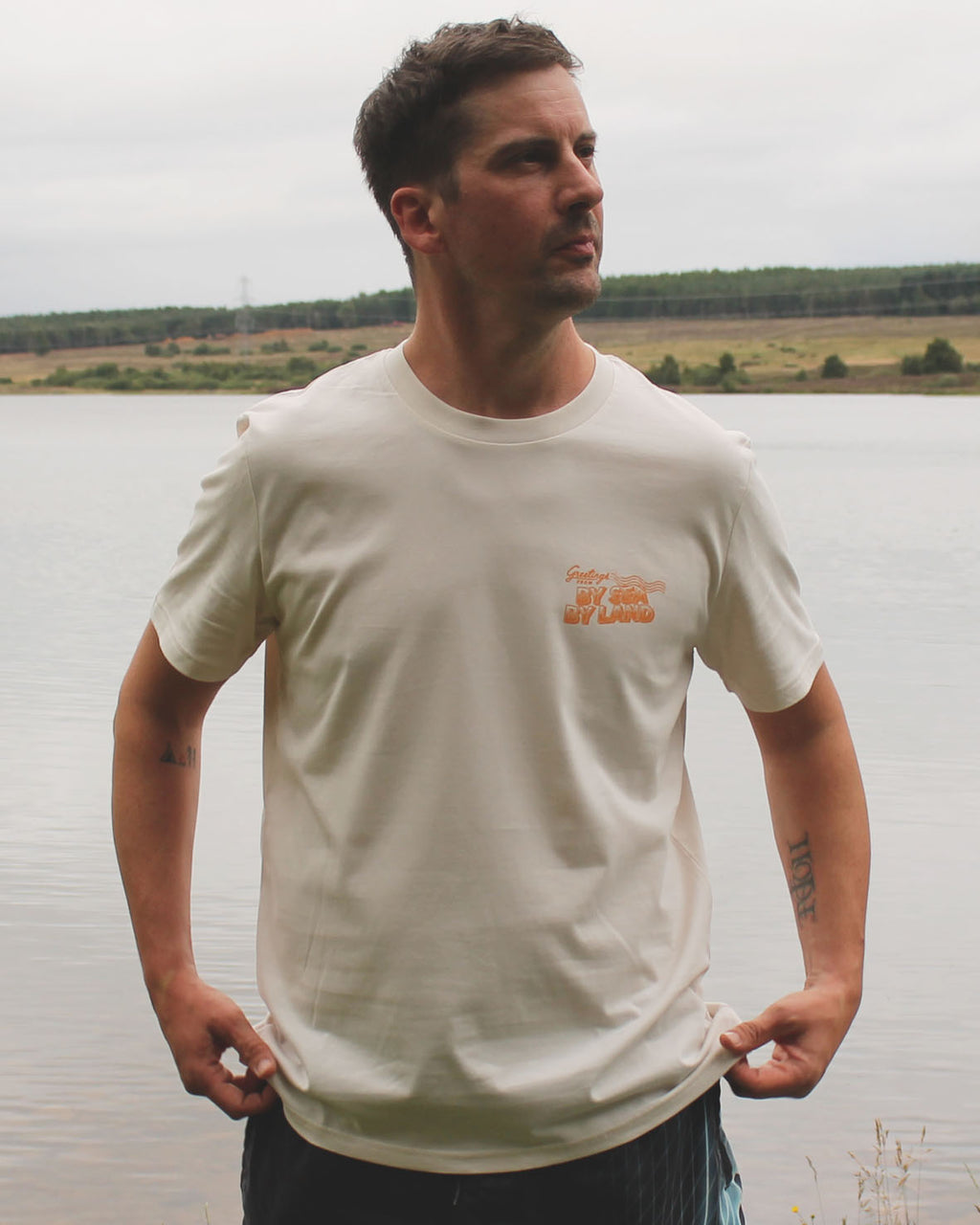 Postcard - Vintage White T-shirt