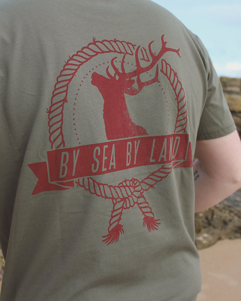 Rope Stag - Khaki T-shirt