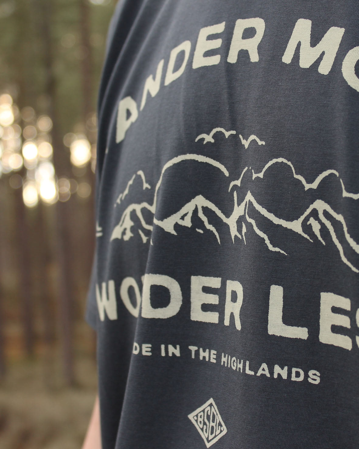 Wander More - Ink Grey T-shirt