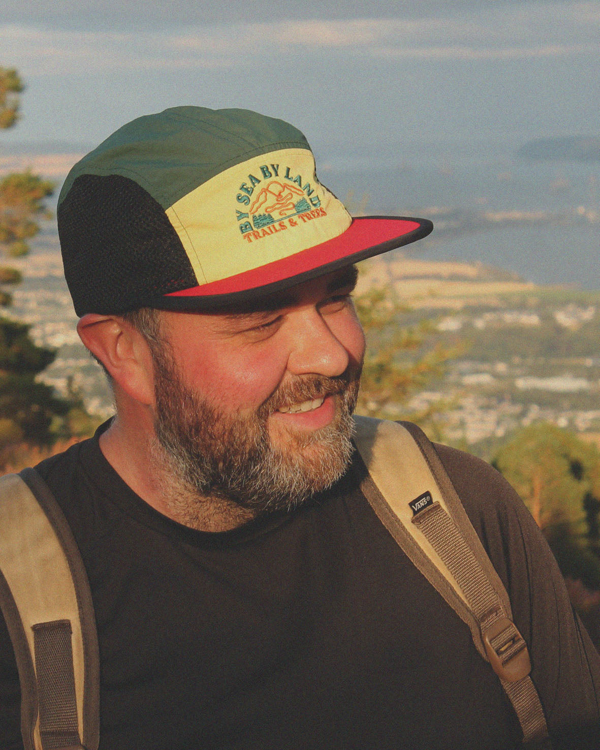 Peaks 5 Panel Trails Cap - Daisy Meadow